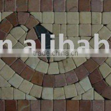 Lava Mosaic Border line Art Marble Mosaic YFL045