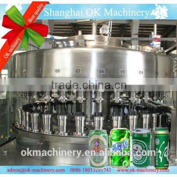 OK-020 Carbonated beverage Metal and PET can filling machine