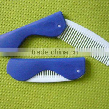 folding popular hotel disposable comb blue and white