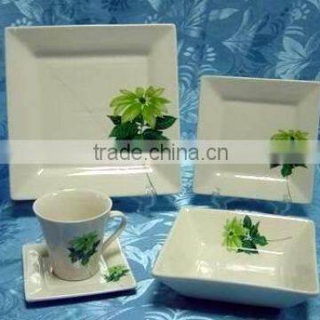 20pcs square dinner set(100-14)