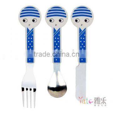 stainless steel tableware set kid cutlery