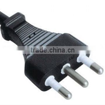 Italy standard 16a power plug with H05VV-F 3G1.5mm2 power cord