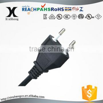 imq approval 2 pin 10a plug with power cord