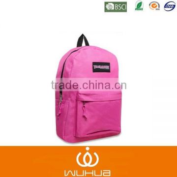 2015 lastest fashion stylish hot sale pink girl backpack