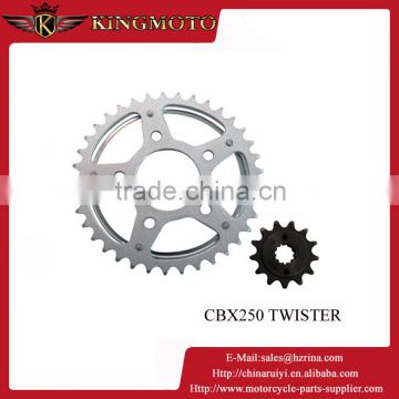 Motorcycle front sprocket rear sprocket 420,428,520 for wholesale