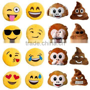 Cute Emoticon Plush Emoji Pillow Wholesale