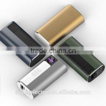 Professional design usb chargered lights with security lock alloy led electric torch lighter