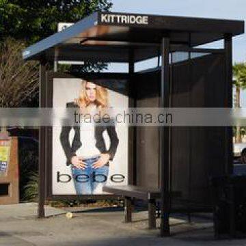 Bus shelter platform billboard screen printing, Bus stop billboard screen printing