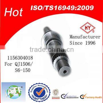 S6-150 (QJ1506) Gear Box Spindles For Yutong/Kinglong/Higer/Chinese Bus (1156 304 018/1156304018)