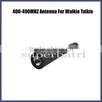 Black 400-490MHZ SMA Male Plug Antenna for Walkie Talkie Two Way