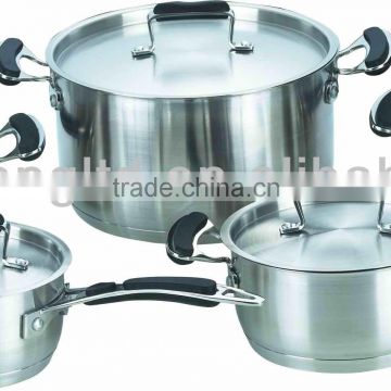 10PCS STAINLESS STEEL Cooking Pot / DINNER SETS