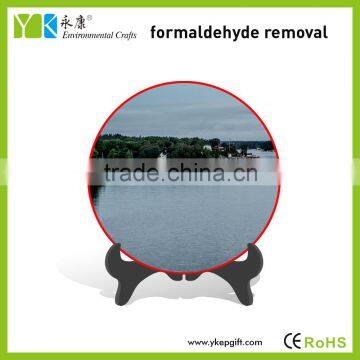 Modern Hand Painted Decorative activated carbon Plates for home decor