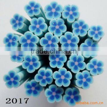 LNU-2017 3D polymer clay fruit cane nail art for nail tips and toe tips