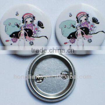 Cheap Custom Metal Printed Button Pin Badge