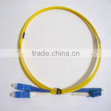 2.0mm 1M Duplex LC-SC SM Fiber Optic Cable