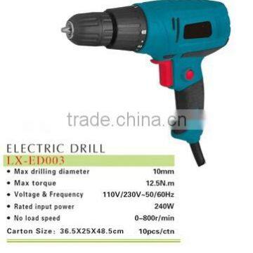 10mm electric drill/ Electric Hand Drill/ Eletric drill ED003