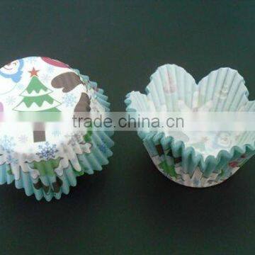 Christmas Tree Cake Cases Christmas petal baking cups cupcake liners cases