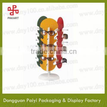 Rotable acrylic eyeglasses spectacle frames display stands