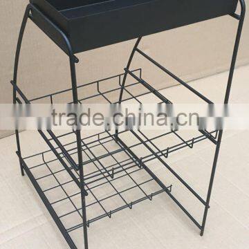 New Arrival High Quality Customized Wire Desk Tea Box Rack photo-6
