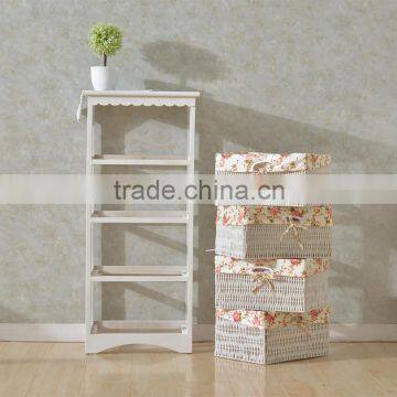 Wooden Storage Cabinet With Rattan/Wicker Drawer photo-4