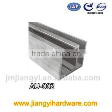 Anodized aluminium profile for glass