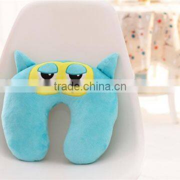 Animal Toy U-shape Plush Owl Neck Pillow Wholesale For Children/ Plush U-shape Pillow