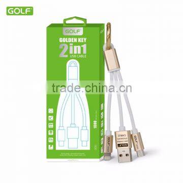 Hot Selling Gold & Silver Usb Charging Cable Keychain Keyring Mini Size Magnetic Cable photo-6