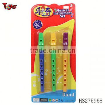 3pcs flute toy plastic musical instrument toy