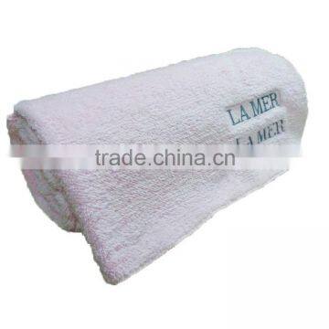 100% polyester micro fiber bath towel with logo embroidery