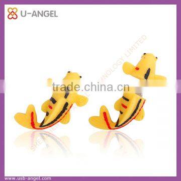 PVC gold fish shape usb stick 8gb mini usb pen drive fish shape usb stick