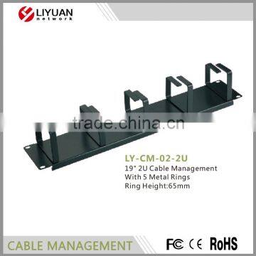 LY-CM-02-2U 19" 2U cable management for 19inch server rack hot price