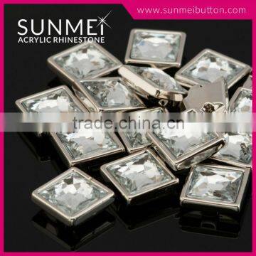 Simple Square Sew On Flat Back Rhinestone Imports