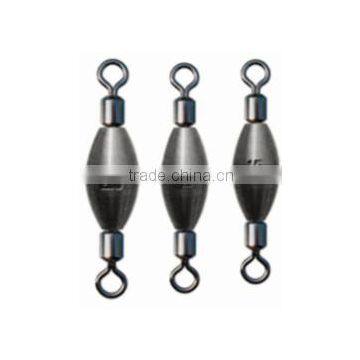 rolling fishing swivel with barrel brass weight