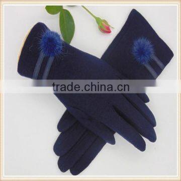 Made in China Hand Touch Fleece Glove for Lady