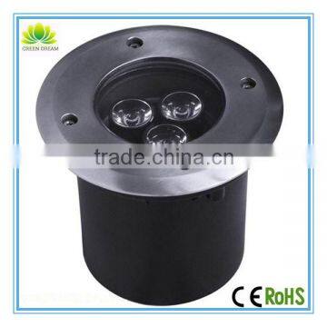 2 years warranty!!! 3w led underground light, led inground light,led buried lights