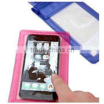 PVC Transparent Waterproof Swimming Bag for Mobile Phone underwater pouch case