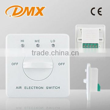 Wireless Fan Regulator Switch In Three-speed Control With Light