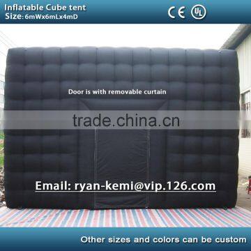6m Black Inflatable Cube Tent Outdoor Inflatable Party Tent Inflatable Tent China Large Inflatable Event Tent photo-4
