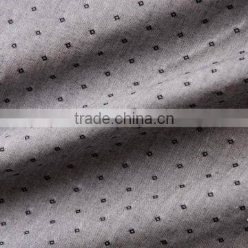 Woven Shirting Clothing Cotton Dobby Jacquard Fabric photo-3