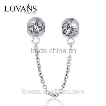 New Design Butterfly Picture 925 Silver Hand Safty Chain Jewelry