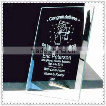 Congratulation On Your Graduation Engraved Glass Plaque Awards Gifts