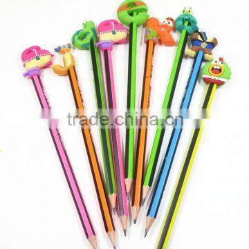 Hot Sales Custom Cartoon PVC Rubber Pencil/ Pen Topper photo-3