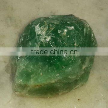 Natural Green Fluorite Rough Gemstone Fine Quality Emerald Like Looks