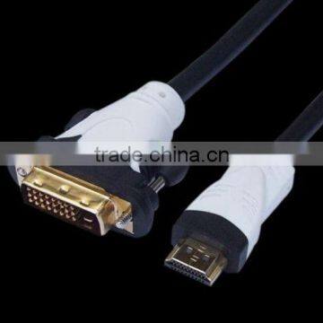 HDMI to DVI cable Double color molded