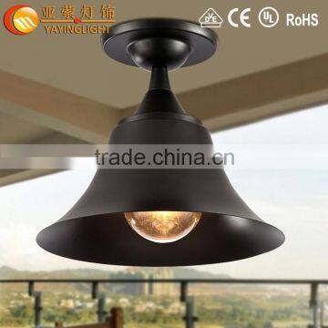 Vintage wrought iron loft ceiling lamps,industrial corridor balcony ceiling lamps