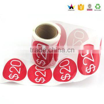 Custom Vinyl Sticker Label Electronic Label Shelf Price