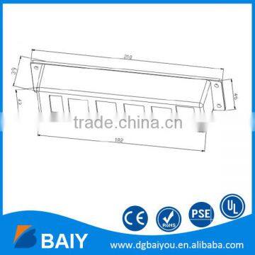 2016 Newest American 2 Outlets USB Power Desktop Socket for Tabletop photo-2