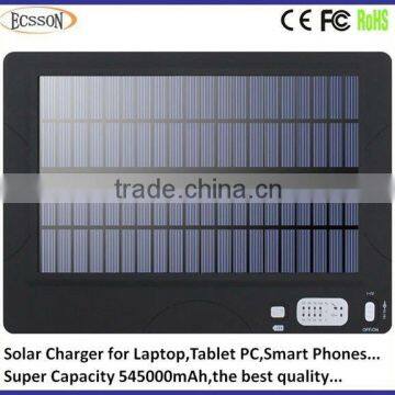 54500mAh solar power charger for notebook