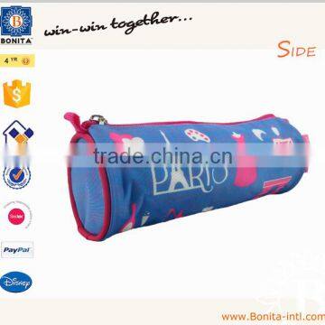 Custom printing fashion school pencil bag with zipper