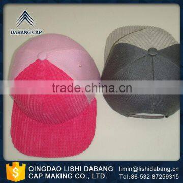 Advanced equipments made promotional snapback kids hats cap with leather strip cobweb